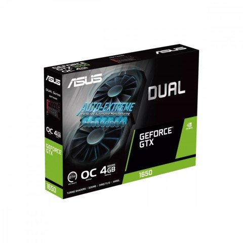 Asus Karta graficzna GeForce GTX 1650 DUAL EVO OC 4G GDDR6 128bit HDMI/DP Asus Karta graficzna GeForce GTX 1650 DUAL EVO OC 4G GDDR6 128bit HDMI/DP