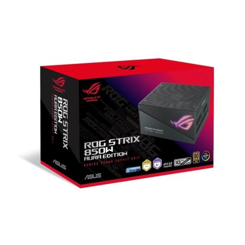 Asus Zasilacz Rog Strix 850W Gold Aura ATX 3.0 Asus Zasilacz Rog Strix 850W Gold Aura ATX 3.0