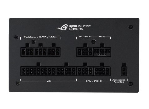 Asus Zasilacz Rog Strix 850W Gold Aura ATX 3.0 Asus Zasilacz Rog Strix 850W Gold Aura ATX 3.0