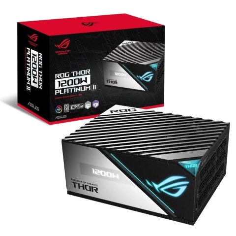 Asus Zasilacz Rog Thor 1200W Platinum II 80+ OLED Aura Asus Zasilacz Rog Thor 1200W Platinum II 80+ OLED Aura