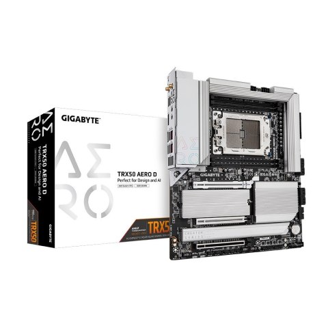 Gigabyte Płyta główna TRX50 AERO D sTR5 4DDR5 HDMI USB/4M.2 eATX Gigabyte Płyta główna TRX50 AERO D sTR5 4DDR5 HDMI USB/4M.2 eATX
