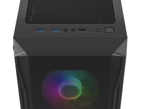 Fury Obudowa Fury Shobo SH4F RGB Midi Tower z oknem Czarna
