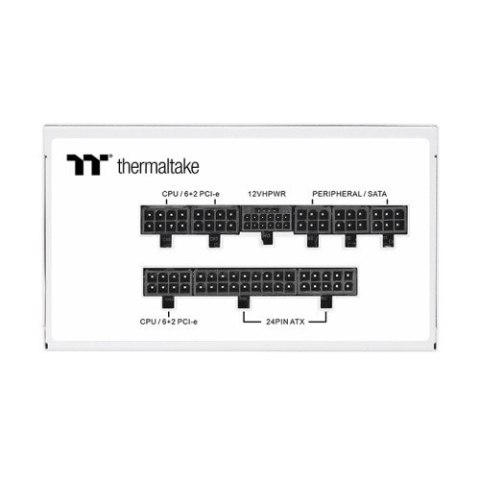 Thermaltake Zasilacz - Toughpower Grand GF3 1200W Gold Modular 14cm Gen5 Snow Thermaltake Zasilacz - Toughpower Grand GF3 1200W Gold Modular 14cm Gen5 Snow