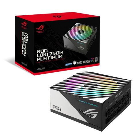 Asus Zasilacz SFX-L LOKI ROG 750W Platinum 80+ ATX 3.0/ARGB/czarny Asus Zasilacz SFX-L LOKI ROG 750W Platinum 80+ ATX 3.0/ARGB/czarny