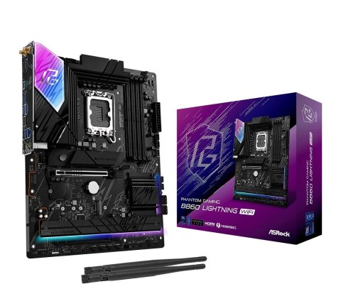 ASRock Płyta główna B860 LIGHTNING WIFI s1851 4DDR5 ATX ASRock Płyta główna B860 LIGHTNING WIFI s1851 4DDR5 ATX