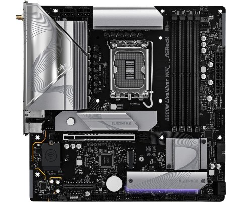 ASRock Płyta główna B860M LIVEMIXER WIFI s1 851 4DDR5 mATX ASRock Płyta główna B860M LIVEMIXER WIFI s1 851 4DDR5 mATX