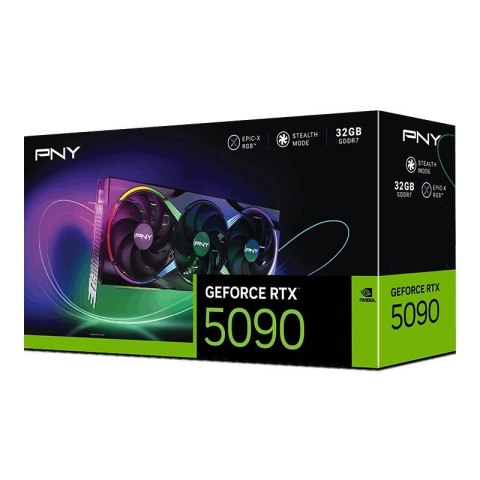 PNY Karta graficzna GeForce RTX 5090 ARGB 3F 32GB VCG509032TFXXPB1