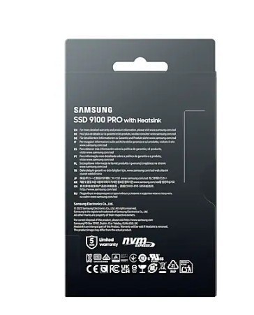 Samsung Dysk SSD 9100 PRO Heatsink NVMe MZ-VAP4T0CW Samsung Dysk SSD 9100 PRO Heatsink NVMe MZ-VAP4T0CW