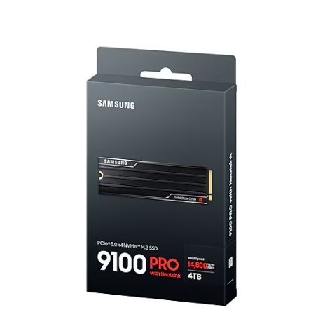 Samsung Dysk SSD 9100 PRO Heatsink NVMe MZ-VAP4T0CW Samsung Dysk SSD 9100 PRO Heatsink NVMe MZ-VAP4T0CW