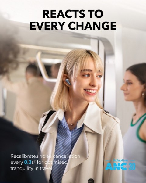 Anker Słuchawki bezprzewodowe Soundcore Liberty 4 PRO Bluetooth niebieskie