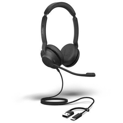 Jabra Słuchawki Evolve2 30 SE USB-A amp C MS Stereo Jabra Słuchawki Evolve2 30 SE USB-A amp C MS Stereo