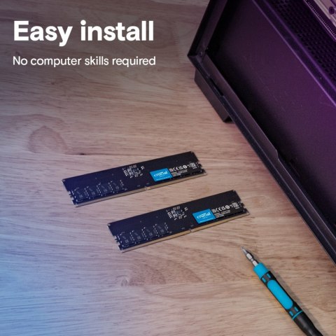 Crucial Pamięć DDR5 32GB/5600(2*16GB) CL46 (16Gbit) Crucial Pamięć DDR5 32GB/5600(2*16GB) CL46 (16Gbit)