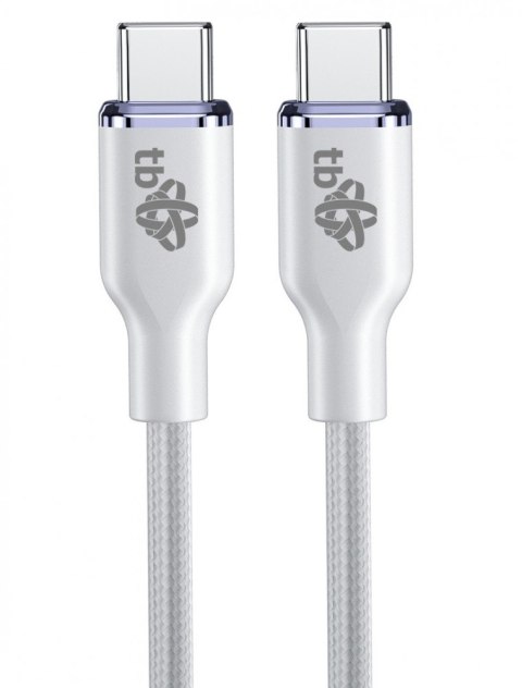 TB Kabel USB C - USB C 60W Glamour 1.5m biały TB Kabel USB C - USB C 60W Glamour 1.5m biały