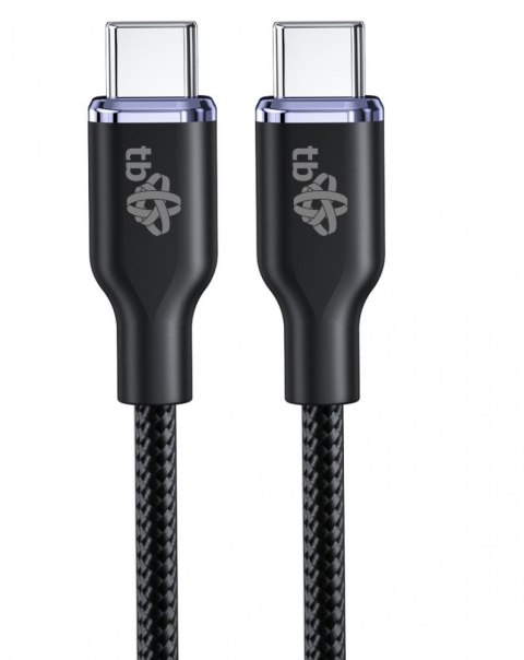 TB Kabel USB C - USB C 60W Glamour 1.5m czarny TB Kabel USB C - USB C 60W Glamour 1.5m czarny