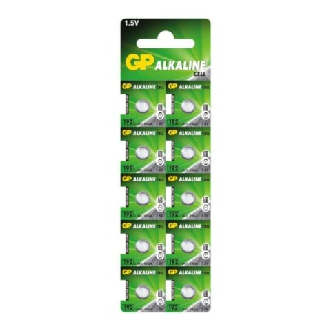 GP Battery Baterie alkaliczne MINI GP 192/G3/AG3/L736/LR41/V3GA blister 10szt. GP Battery Baterie alkaliczne MINI GP 192/G3/AG3/L736/LR41/V3GA blister 10szt.