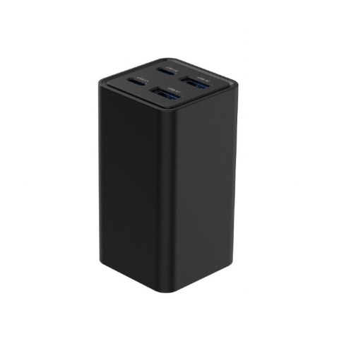 Gembird Ładowarka uniwersalna 65W GaN 2xUSB-A 2xUSB-C szybkie ładowanie czarna Gembird Ładowarka uniwersalna 65W GaN 2xUSB-A 2xUSB-C szybkie ładowanie czarna