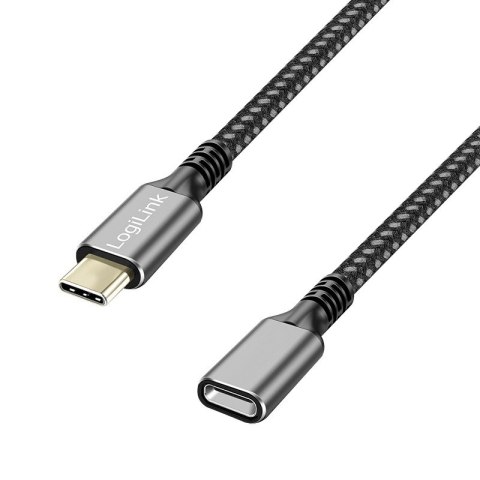 LogiLink Kabel USB3.2 gen1 TypeC do USB-C/F, PD, 2m LogiLink Kabel USB3.2 gen1 TypeC do USB-C/F, PD, 2m
