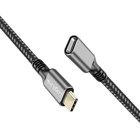 LogiLink Kabel USB3.2 gen1 TypeC do USB-C/F, PD, 2m LogiLink Kabel USB3.2 gen1 TypeC do USB-C/F, PD, 2m