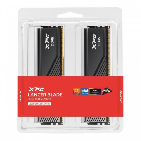 Adata Pamięć XPG Lancer Blade DDR5 6000 32GB (2x16) CL36 RGB czarna Adata Pamięć XPG Lancer Blade DDR5 6000 32GB (2x16) CL36 RGB czarna