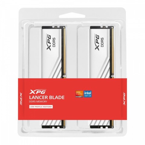 Adata Pamięć XPG Lancer Blade DDR5 6000 32GB (2x16) CL36 biała Adata Pamięć XPG Lancer Blade DDR5 6000 32GB (2x16) CL36 biała