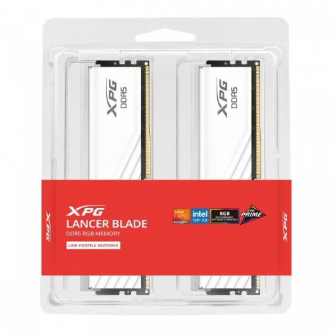 Adata Pamięć XPG Lancer Blade DDR5 6400 32GB (2x16) CL32 RGB biała Adata Pamięć XPG Lancer Blade DDR5 6400 32GB (2x16) CL32 RGB biała