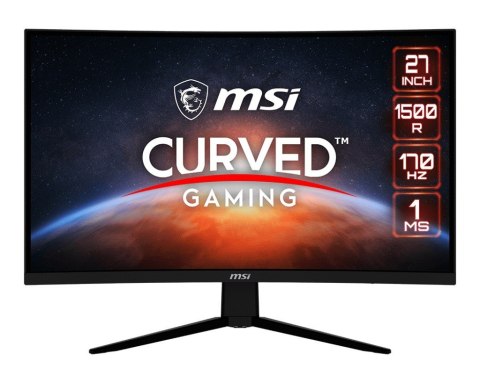 MSI Monitor 27 cali G273CQ LED/QHD/Curved/170Hz/czarny MSI Monitor 27 cali G273CQ LED/QHD/Curved/170Hz/czarny