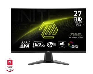 MSI Monitor MAG 27C6F 27 cali/LED/FHD/Curv/180Hz/Black