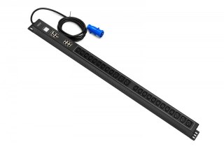 Digitus Listwa zasilająca SMART PDU, wtyk IEC 60309 16A/250V, gniazda 18xC13 10A/250V, 6xC19 16A/250V, 16A