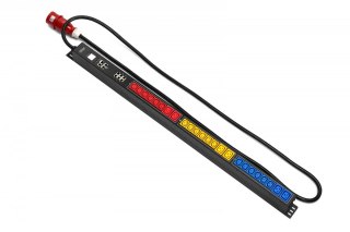 Digitus Listwa zasilająca SMART PDU, wtyk IEC 60309 32A/400V, gniazda 18xC13 10A/250V, 6xC19 16A/250V,32A