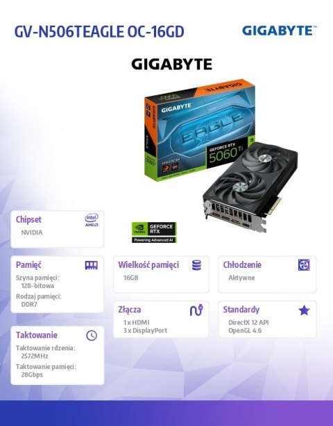 Gigabyte Karta graficzna GV-N506TEAGLE OC-16GD