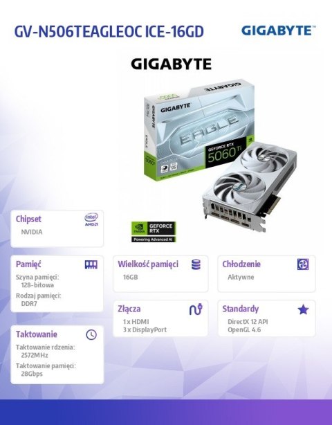 Gigabyte Karta graficzna GV-N506TEAGLEOC ICE-16G