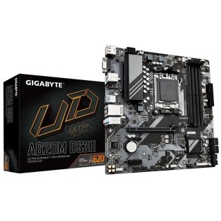 Gigabyte Płyta główna A620M DS3H AM5 4DDR5 HDMI/DP M.2 mATX