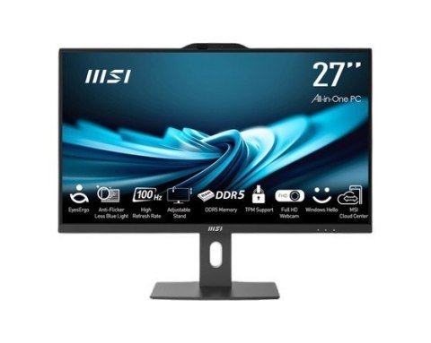 MSI Komputer PRO AP272P 14M-495EU WIN11PRO/i7-14700/16GB/1T/INT UHD/Czarny/27 cali MSI Komputer PRO AP272P 14M-495EU WIN11PRO/i7-14700/16GB/1T/INT UHD/Czarny/27 cali