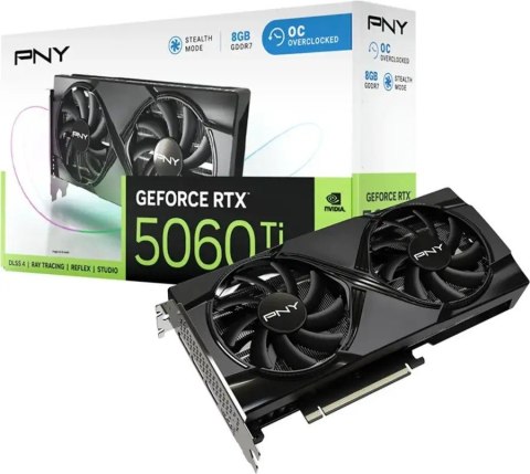 PNY Karta graficzna GeForce RTX 5060 Ti OC 8GB VCG5060T8DFXPB1-O