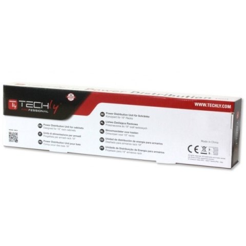Techly Listwa zasilająca Rack 19 cali do UPS 12 gniazd, 2m czarna, 250V/16A Techly Listwa zasilająca Rack 19 cali do UPS 12 gniazd, 2m czarna, 250V/16A