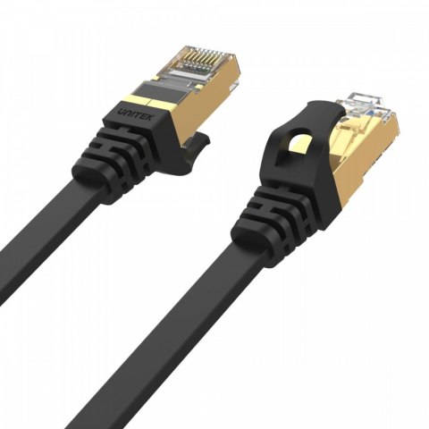 Unitek Patchcord CAT.7 SSTP 10M (8P8C) RJ45; płaski; C1897BK-10M