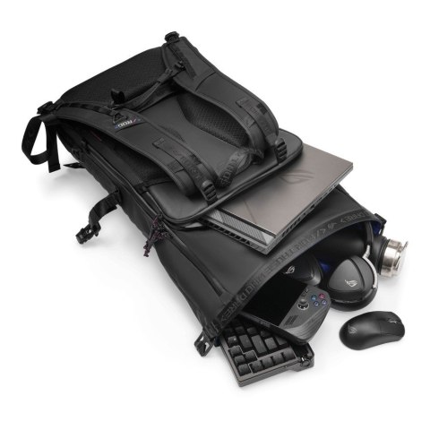 Asus Plecak na laptopa 18 cali ROG Slash BP3801 czarny Asus Plecak na laptopa 18 cali ROG Slash BP3801 czarny