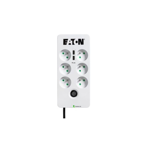 Eaton Listwa antyprzepięciowa Protection Box 6 Tel@ USB FR Eaton Listwa antyprzepięciowa Protection Box 6 Tel@ USB FR