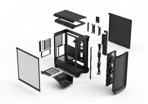 Fractal Design Obudowa Meshify 3 Ambience Pro RGB Black TG Light Tint Fractal Design Obudowa Meshify 3 Ambience Pro RGB Black TG Light Tint