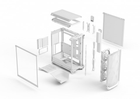 Fractal Design Obudowa Meshify 3 Ambience ProRGB White TG Clear Fractal Design Obudowa Meshify 3 Ambience ProRGB White TG Clear