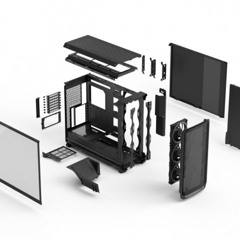 Fractal Design Obudowa Meshify 3 XL Black RGB TG Light Tint Fractal Design Obudowa Meshify 3 XL Black RGB TG Light Tint