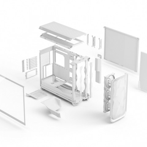 Fractal Design Obudowa Meshify 3 XL White RGB TG Light Tint Fractal Design Obudowa Meshify 3 XL White RGB TG Light Tint