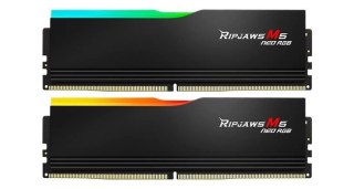 G.SKILL Pamieć PC - DDR5 64GB (2x32GB) Ripjaws M5 RGB 6000MHz CL28 XMP3 Black