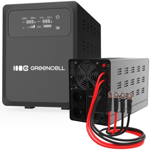 Green Cell Zasilacz awaryjny UPS AVR PowerCore 1200W/2000VA 24VDC Green Cell Zasilacz awaryjny UPS AVR PowerCore 1200W/2000VA 24VDC