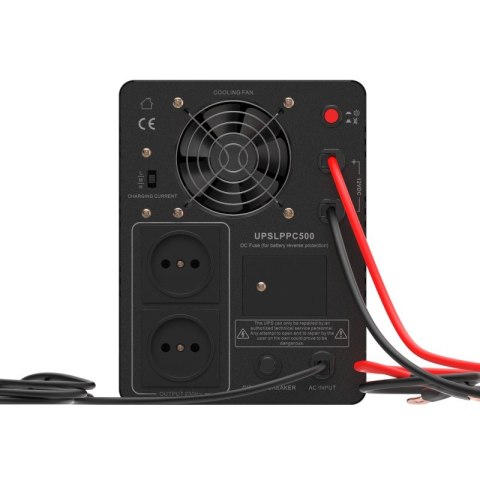 Green Cell Zasilacz awaryjny UPS AVR PowerCore 500W/800VA 12VDC Green Cell Zasilacz awaryjny UPS AVR PowerCore 500W/800VA 12VDC