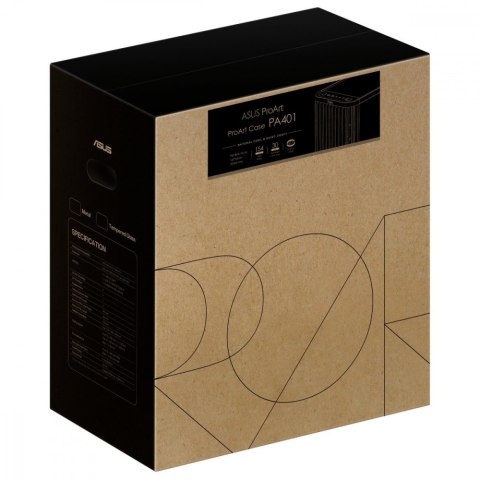 Asus Obudowa ProART PA401 Wood Metal ATX czarna Asus Obudowa ProART PA401 Wood Metal ATX czarna
