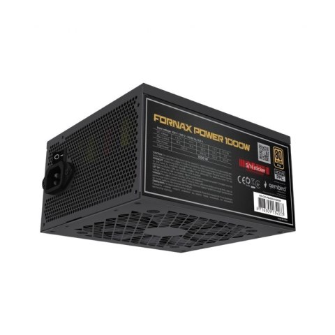 Gembird Zasilacz komputerowy Fornax Power 1000W aktywny PFC wentylator 12 cm 80+Gold Gembird Zasilacz komputerowy Fornax Power 1000W aktywny PFC wentylator 12 cm 80+Gold