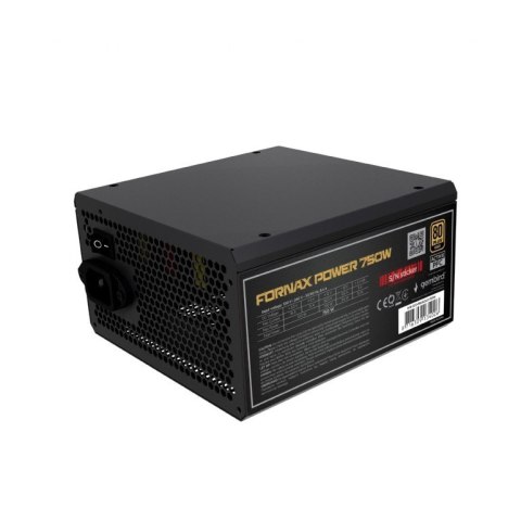 Gembird Zasilacz komputerowy Fornax Power 750W 80+Bronze aktywny PFC 120mm wentylator Gembird Zasilacz komputerowy Fornax Power 750W 80+Bronze aktywny PFC 120mm wentylator