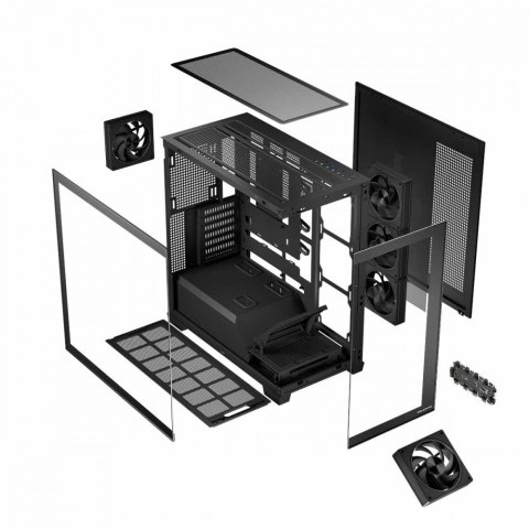 MODECOM Obudowa PC STELLAR 5F ARGB 10 Czarna MODECOM Obudowa PC STELLAR 5F ARGB 10 Czarna