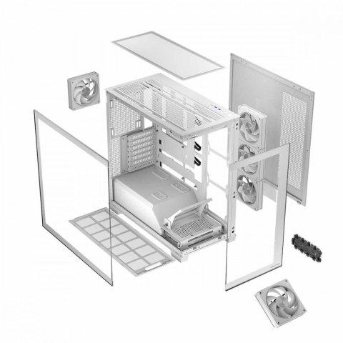 MODECOM Obudowa PC STELLAR 5F ARGB 20 Biała MODECOM Obudowa PC STELLAR 5F ARGB 20 Biała